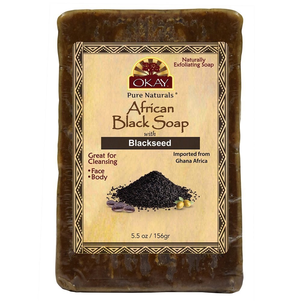 OKAY African Black Soap Black Seed, Black Seed, 5.5 Ounce