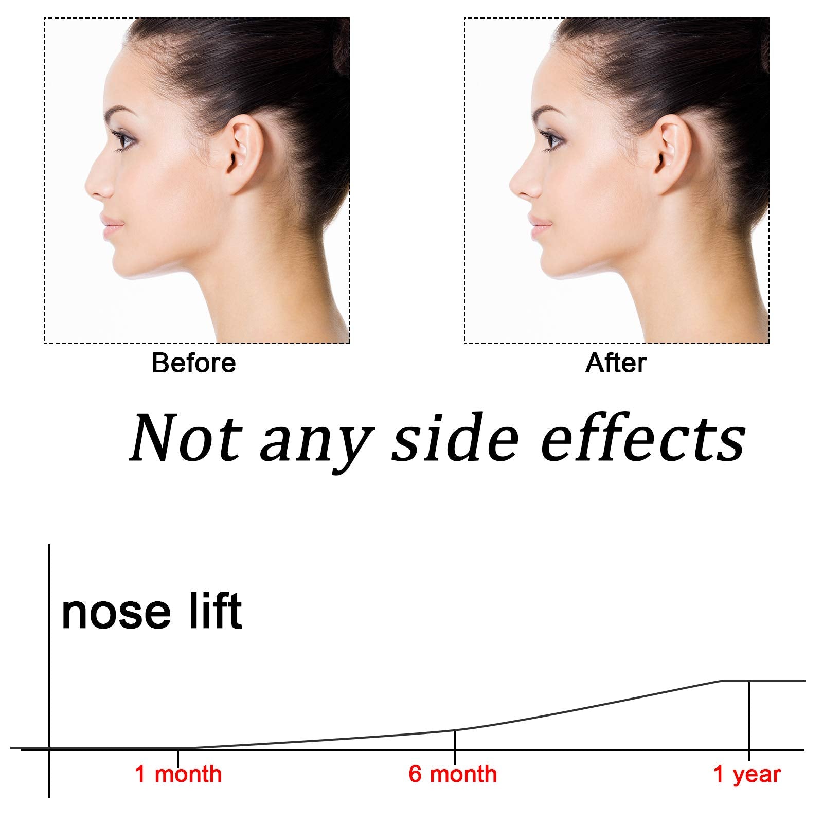 TrelaCo 9 Pieces Nose Shaper Clip Nose Lifting Shaping Clip Nose up Lifting Clips Nose Lifter Silicone Nose Bridge for Wide Nose, Low Nose, Inverted Nose, Curved Nose, Big Nose