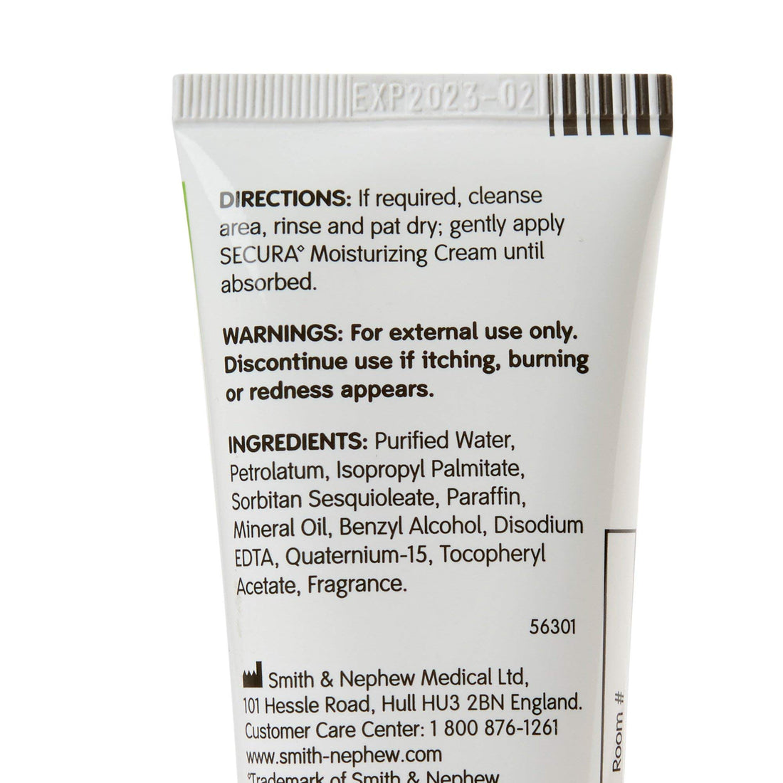 Pack of 1 : Smith and Nephew Secura Moisturizing Cream 6.5oz 59432000