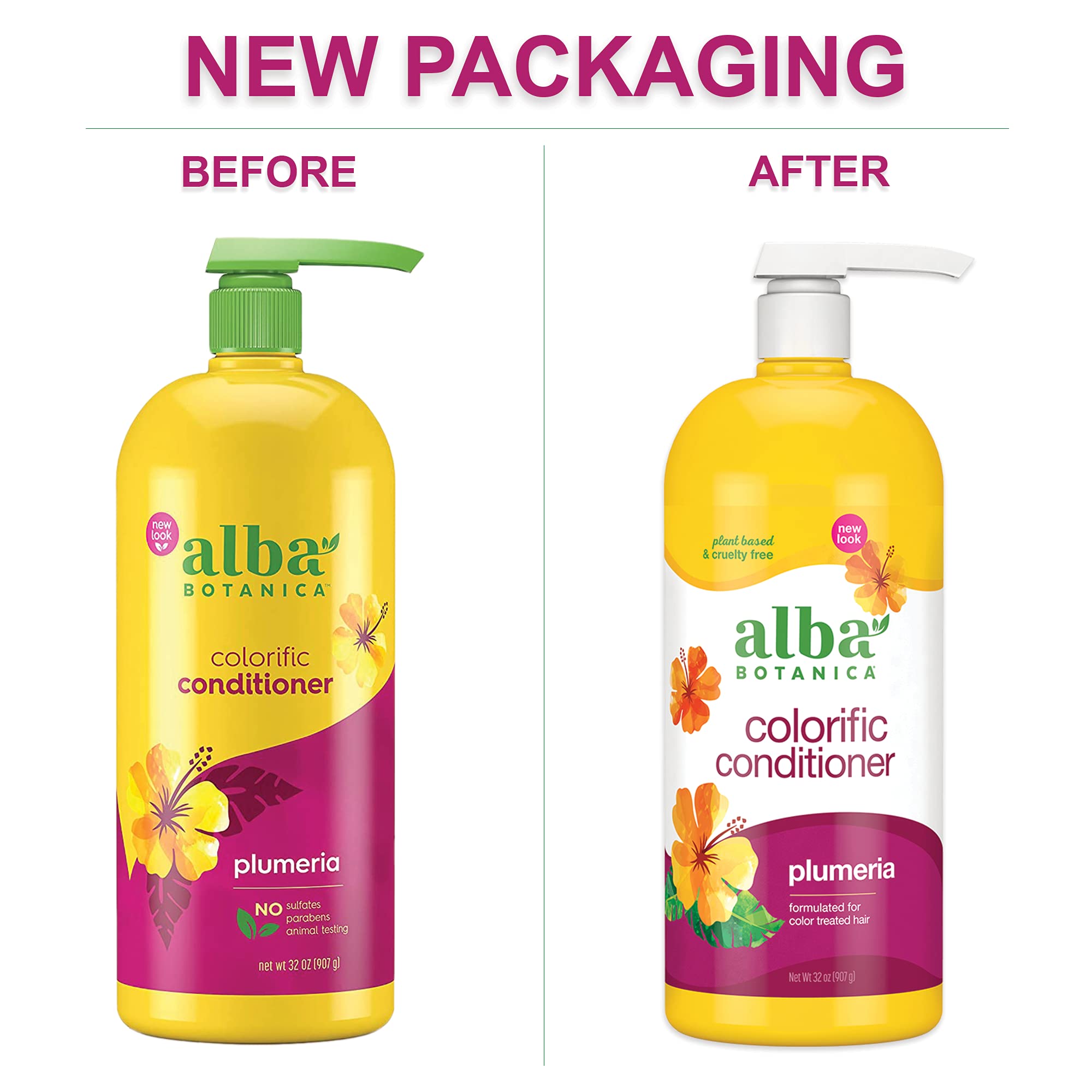 Plumeria, 32 Ounce : Alba Botanica Hawaiian Conditioner, Plumeria, 32 Ounce