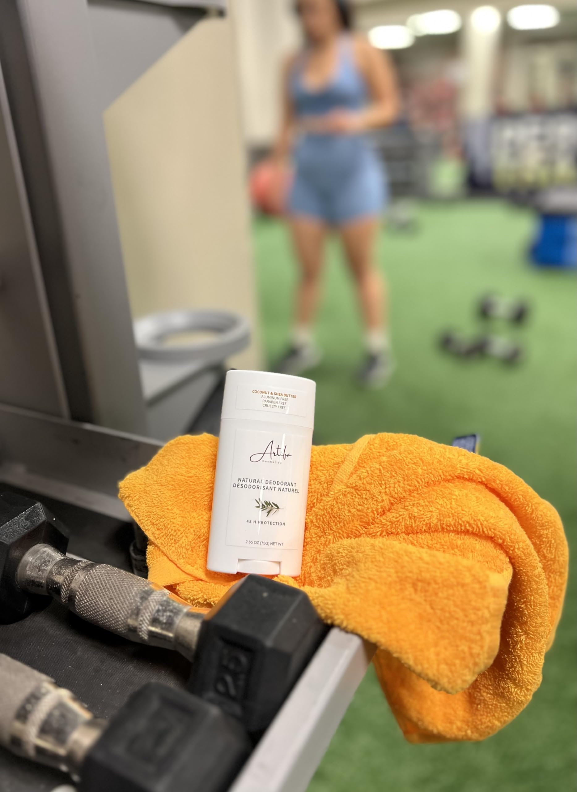 Artifa Natural Deodorant, Aluminum Free for Women and Men with Probiotics, Coconut oil, Shea Butter 2.65 oz (75 g)