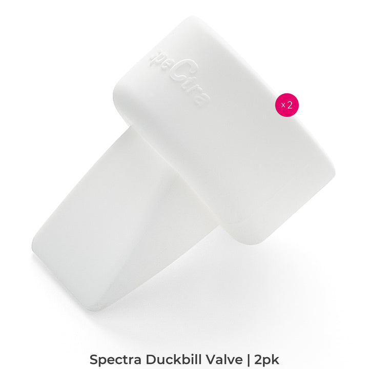 Spectra - Duckbill Valve Replacement for Breast Milk Pump (Pack of 2) - Fits Small, Medium, Large, or X-Large Breast Shields and Flanges