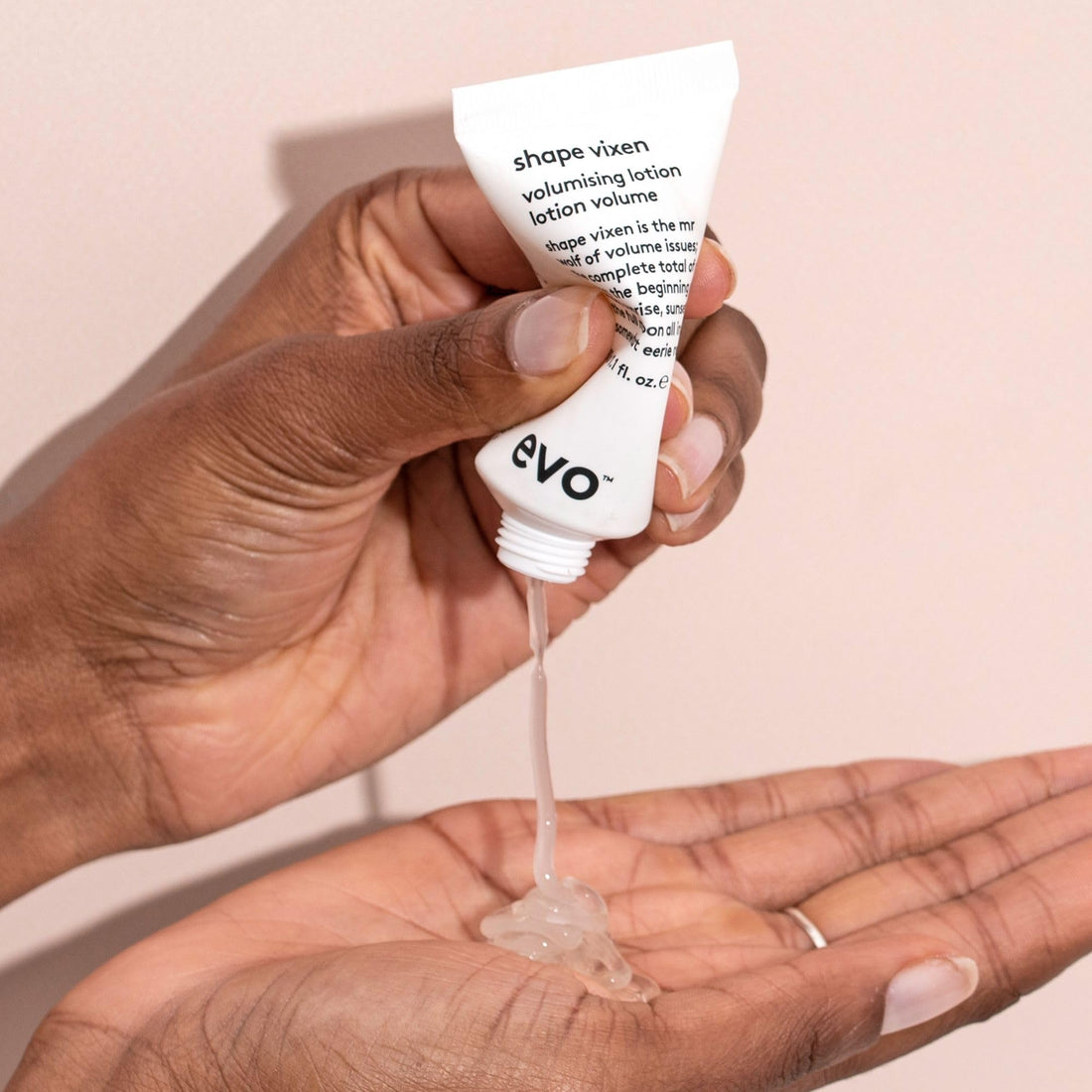 EVO Shape Vixen Volumizing Lotion - Professional Hair Styling Blow Dry Texture Mask for Fine Thin Straight Hair - Travel Size, 30ml / 1.01fl.oz