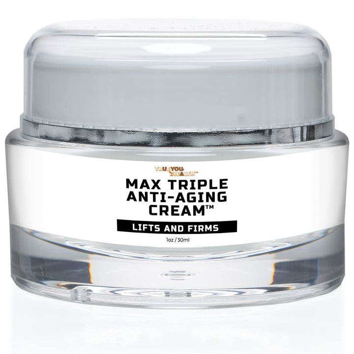 Max Triple Anti-Aging Cream with Vitamin C - Lift & Firm - Anti-Wrinkle Face Cream - Support Even Skin Tone & Hydration - Help Remove Dark Spots - Aid Healthy Collagen Levels - Day & Night Cream
