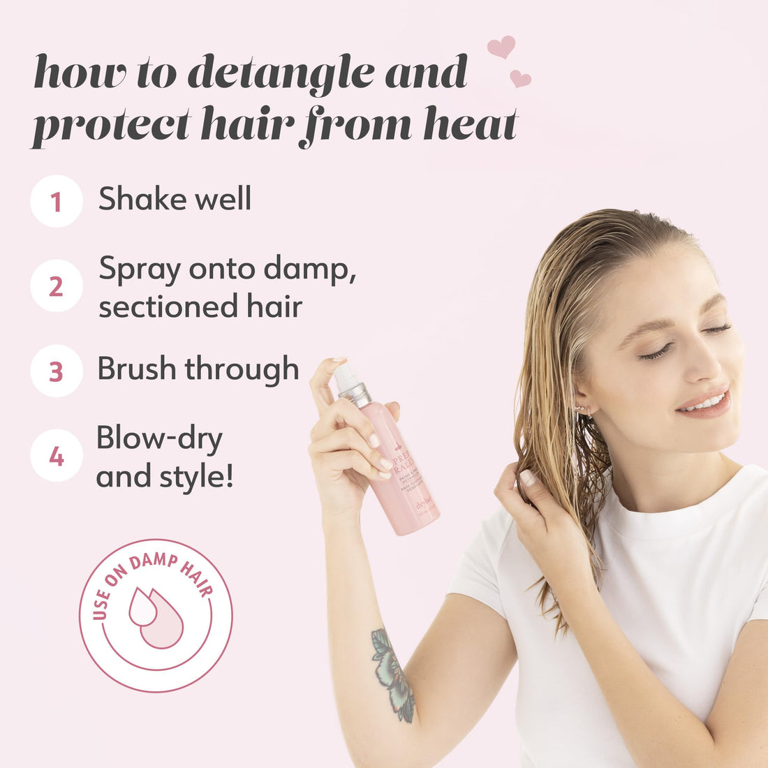 Drybar Prep Rally Prime and Prep Detangler, Noir Scent, 5 fl. oz.