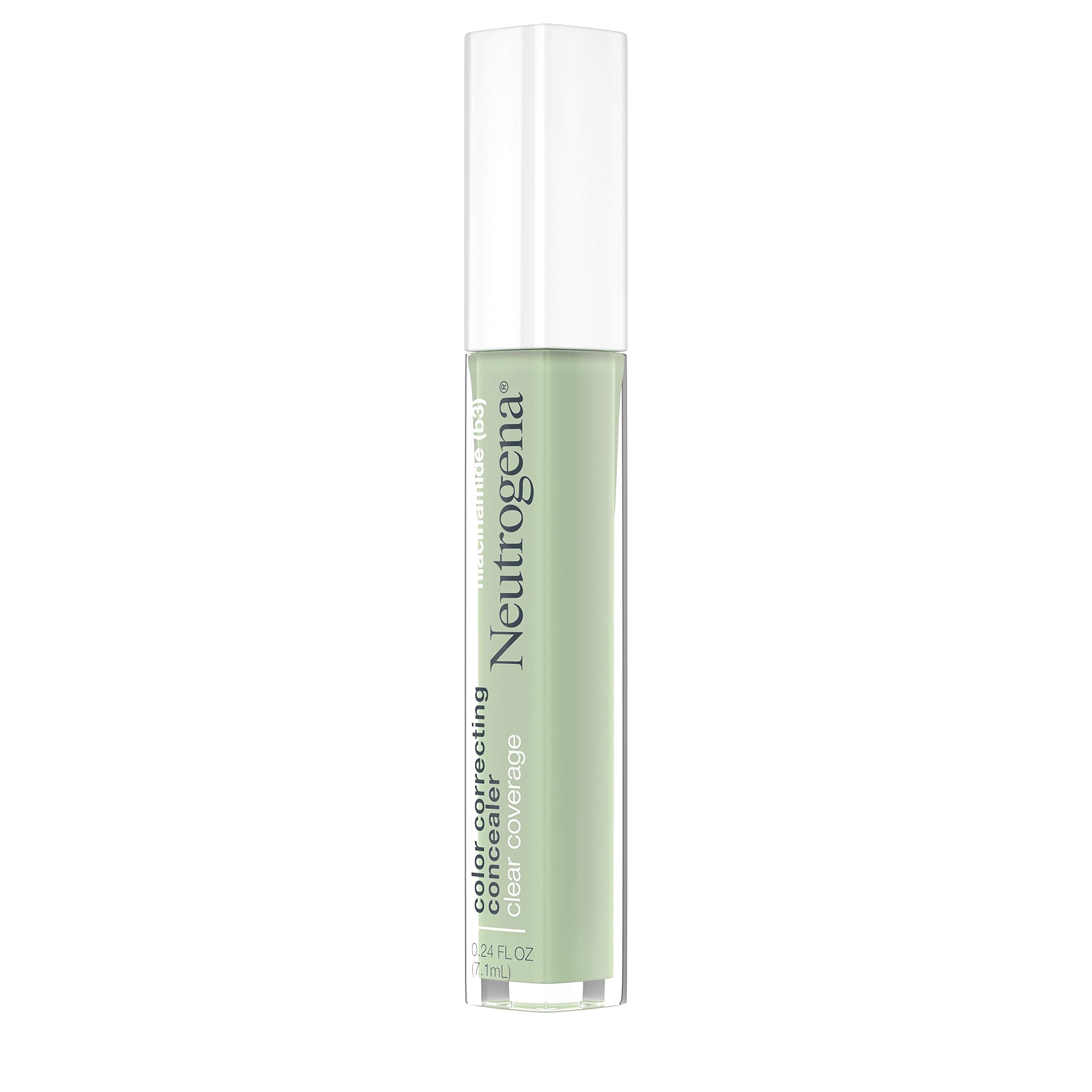 Neutrogena Clear Coverage Color Correcting Lightweight Face Concealer Makeup with Niacinamide & Green Pigment to Help Reduce Redness, 0.24 Fl Oz