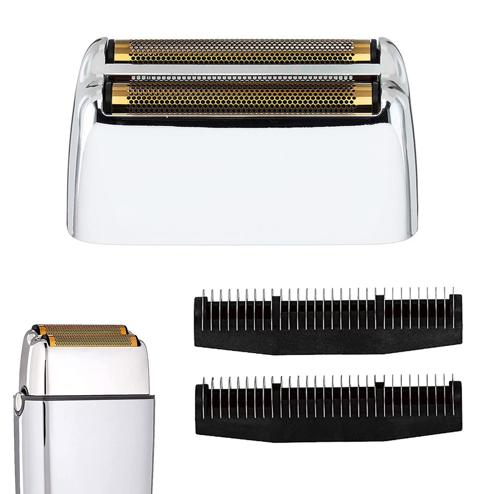 FXRF2 Replacemnet Foil/Cutter fit for BaBylissPRO Barberology FXFS2 (FOILFX 02) Models (Silver)