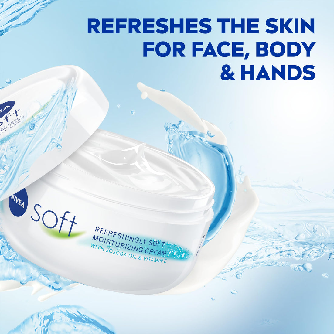NIVEA Soft Moisturizing Creme, 6.8 Ounce (Pack of 3)