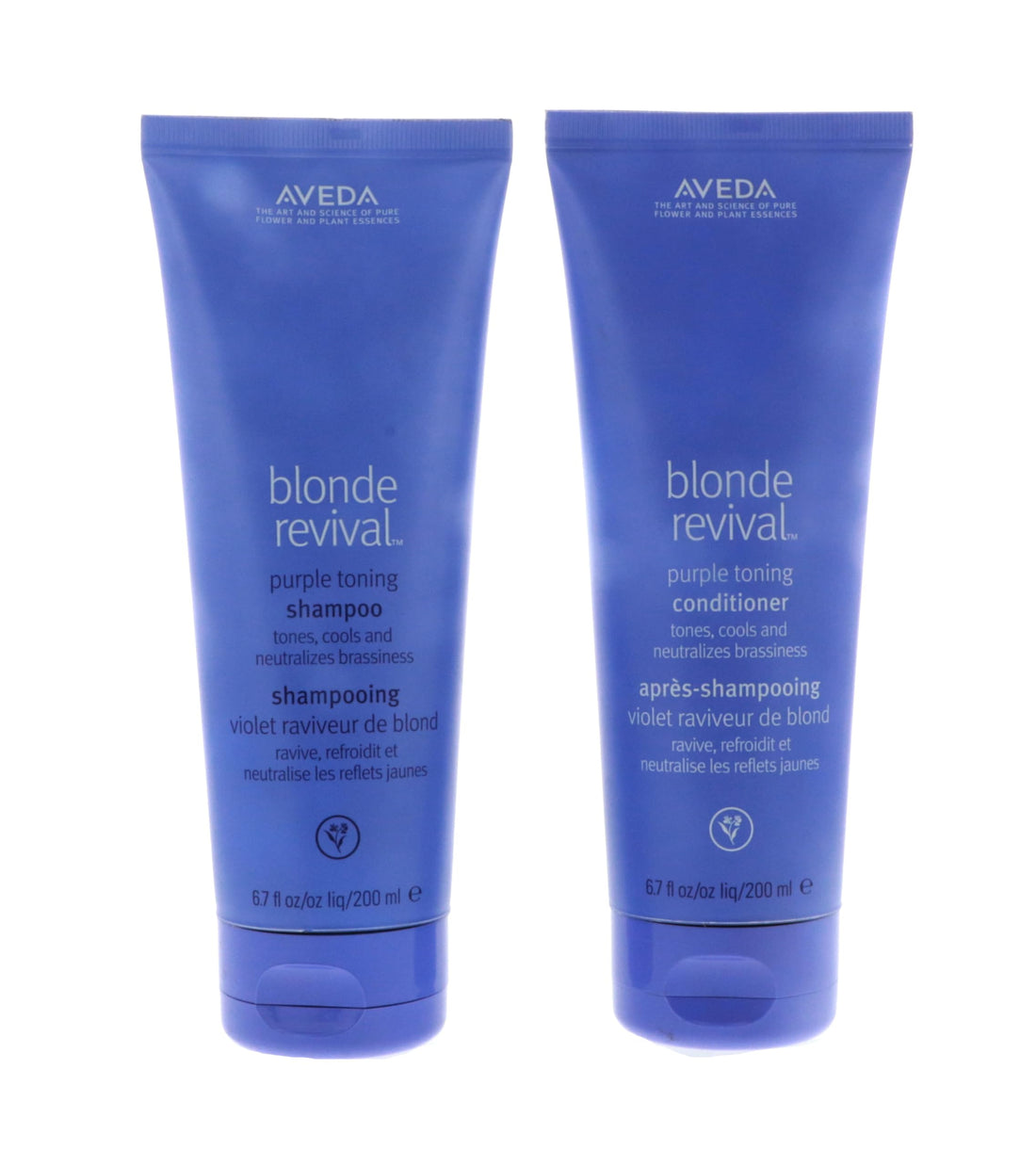 Quty Aveda Blonde Revival Purple Toning Shampoo Conditioner 6.7 oz Duo Set 200ml
