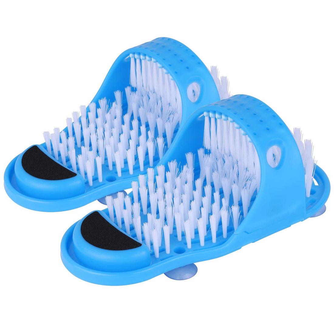 Magic Foot Scrubber Feet Cleaner Brush for Shower Spas Massage Slipper Exfoliating Foot Cleaning Brush 1 Pair