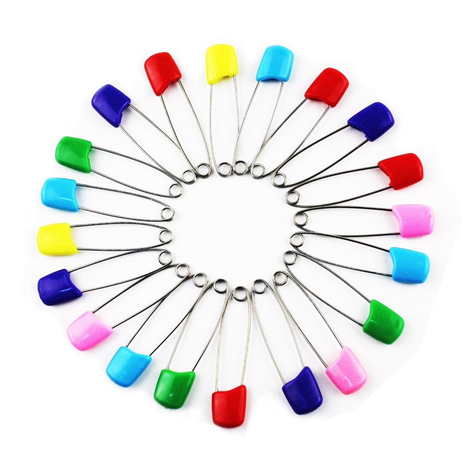 SPHTOEO 50PCS Cloth Diaper Pins Stainless Steel Traditional Safety Pin