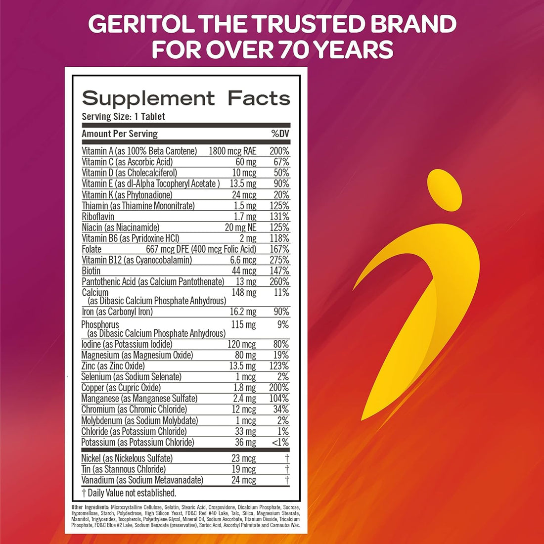 Geritol, Multivitamin Supplement, 3 Pack