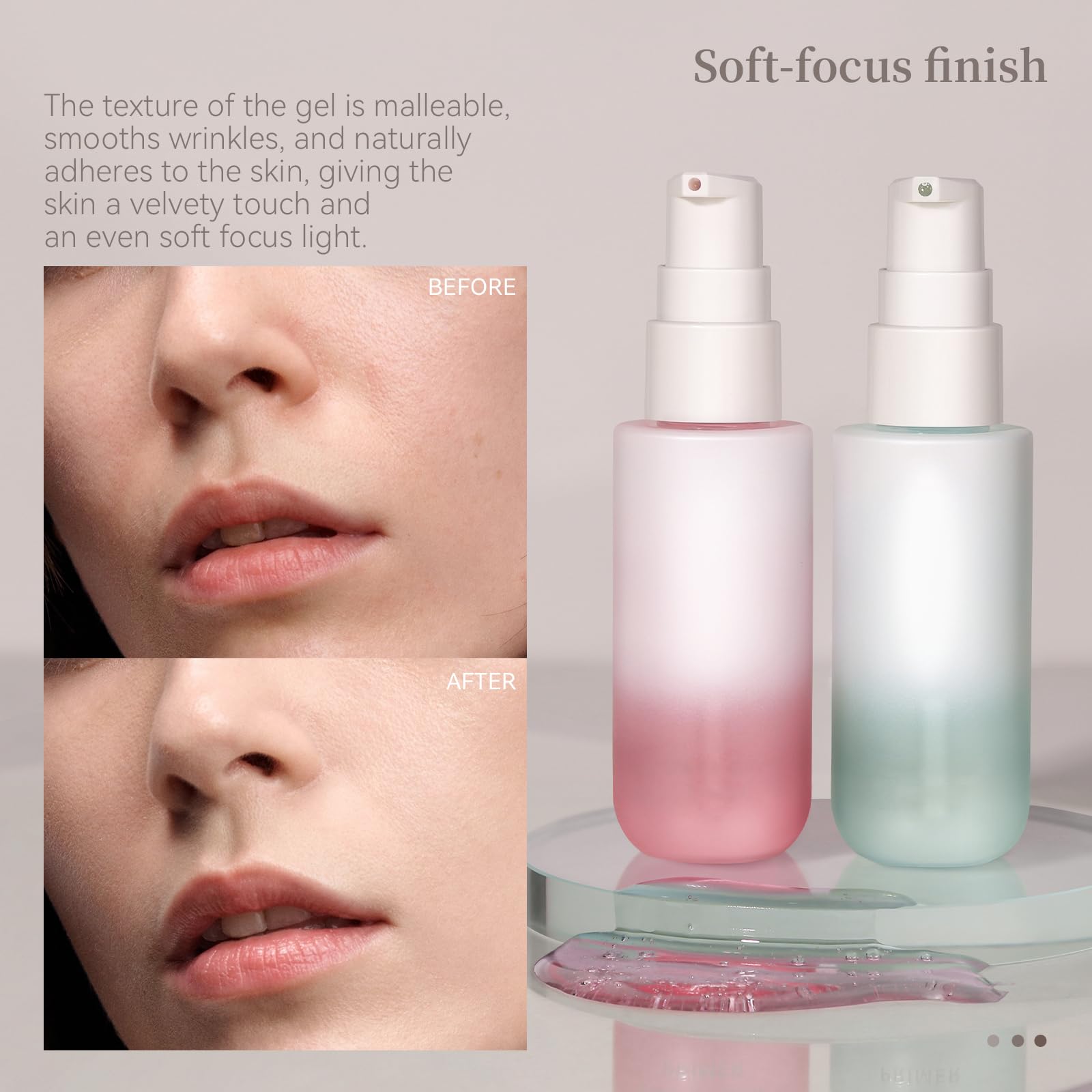 Easilydays Power-grip Long-Lasting Hydrating Face Primer - Gel-Based, Pink