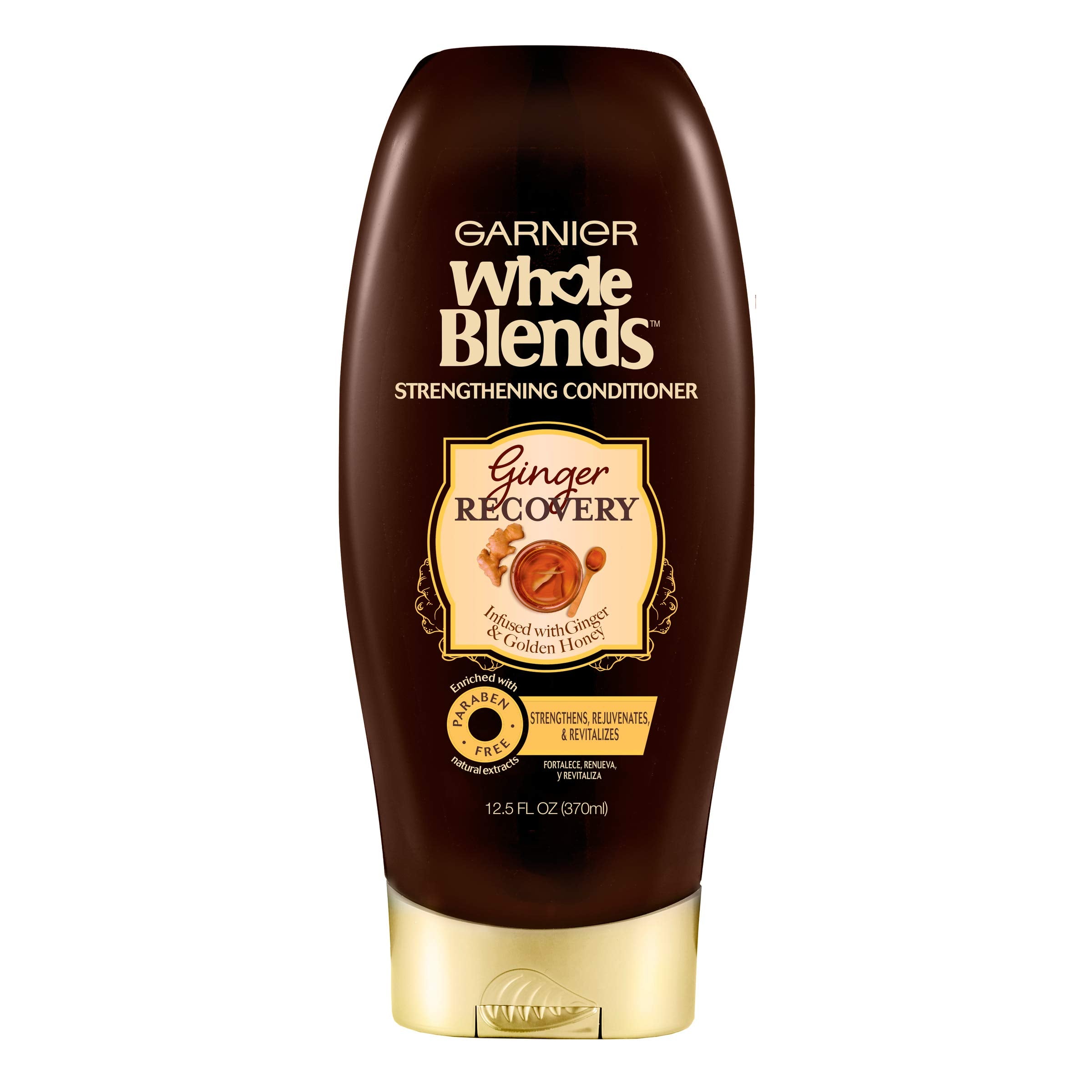 Garnier Hair Care Whole Blends Ginger Recovery Strengthening Conditioner, 12.5 Fl Oz