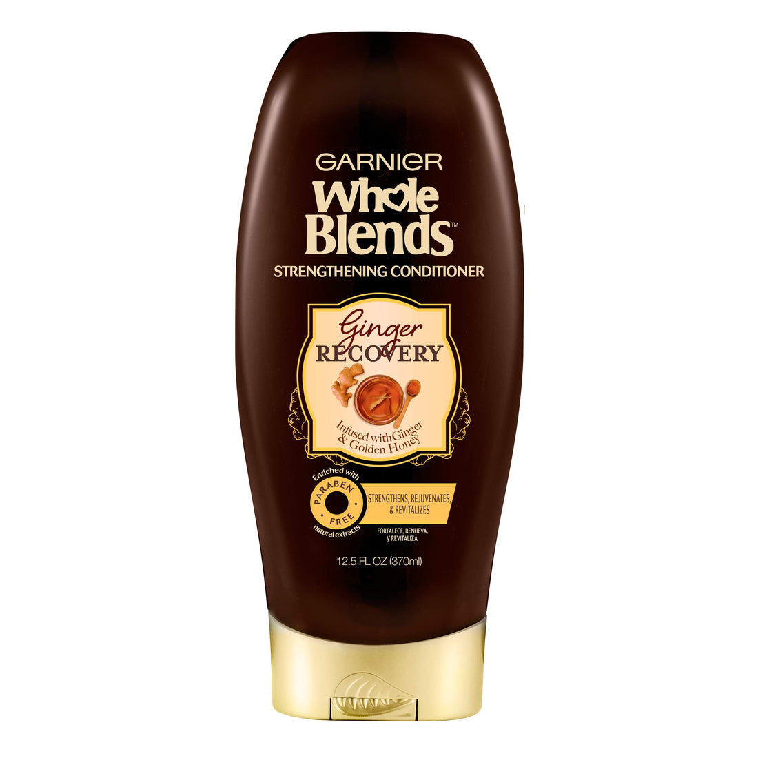 Garnier Hair Care Whole Blends Ginger Recovery Strengthening Conditioner, 12.5 Fl Oz