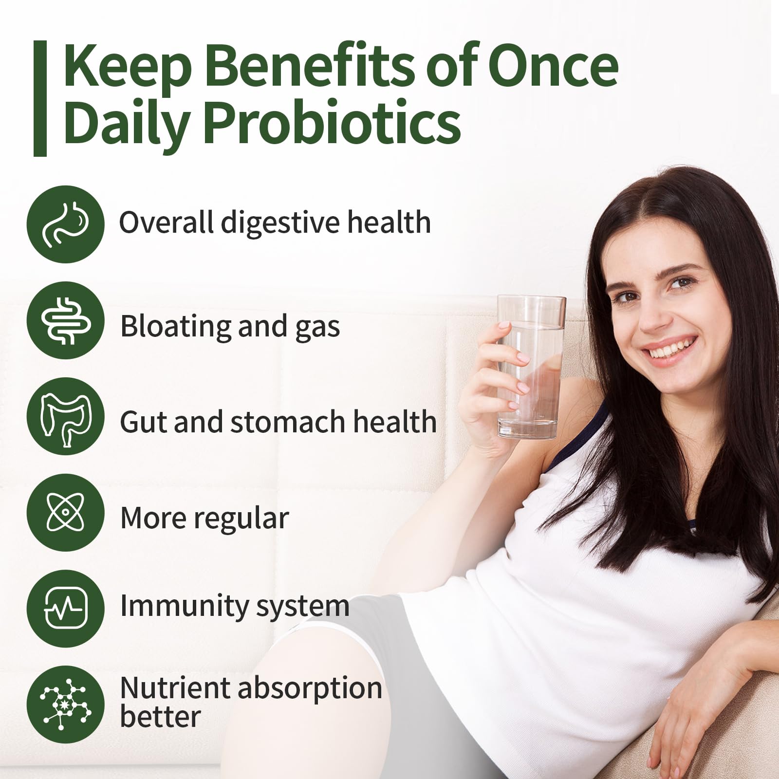 Probiotics for Women & Men - 200 Billion CFU 12 Strains Probiotics for Digestive Health Gut & Immune Health, Energy, with Organic prebiotics and probiotics Shelf Stable for Bloating 180 Capsules