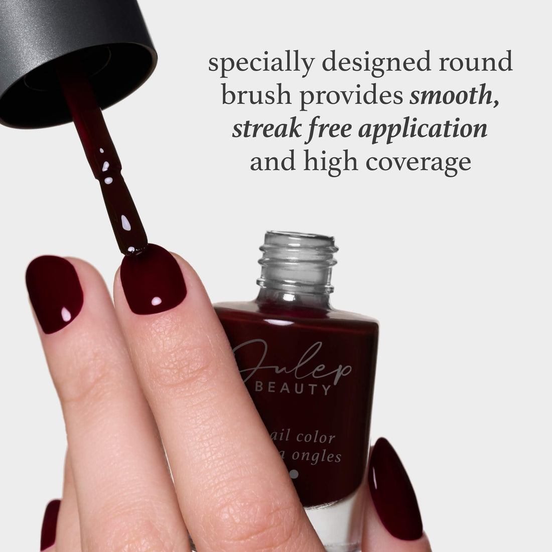 Julep Quick-Dry Gel Nail Polish, Long Lasting, Air Dry Formula, No UV/LED Lamp Needed, Vegan, Chip-Resistant - Natural Nude