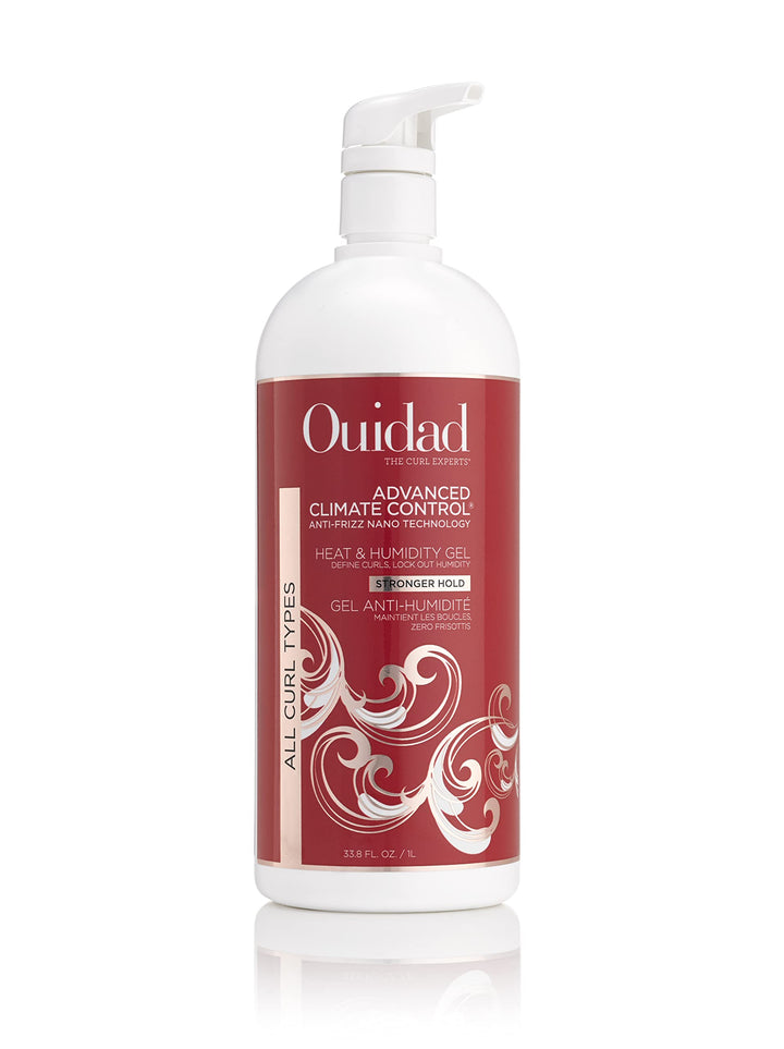 Ouidad Advanced Climate Control Heat & Humidity Stronger Hold Gel, 33.8 Fl Oz