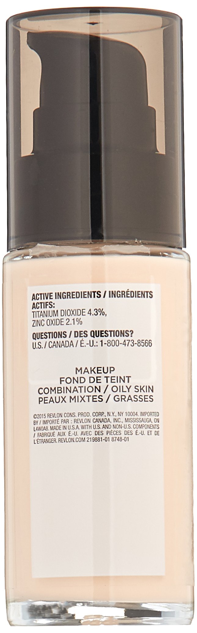 Revlon ColorStay Makeup with SoftFlex SPF6 Combination/Oily Skin 110 Ivory, 1 Ounce