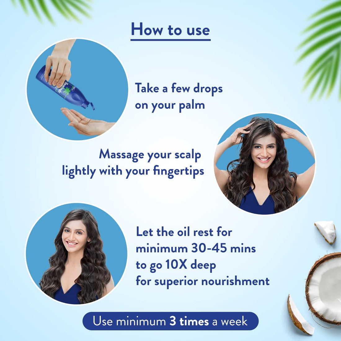 Parachute Advansed Gold Coconut Hair Oil with Vitamin E| Pure Coconut Oil| For Long, Strong & Nourished Hair| Damage & Dryness Protection| 6.4 Fl.oz.