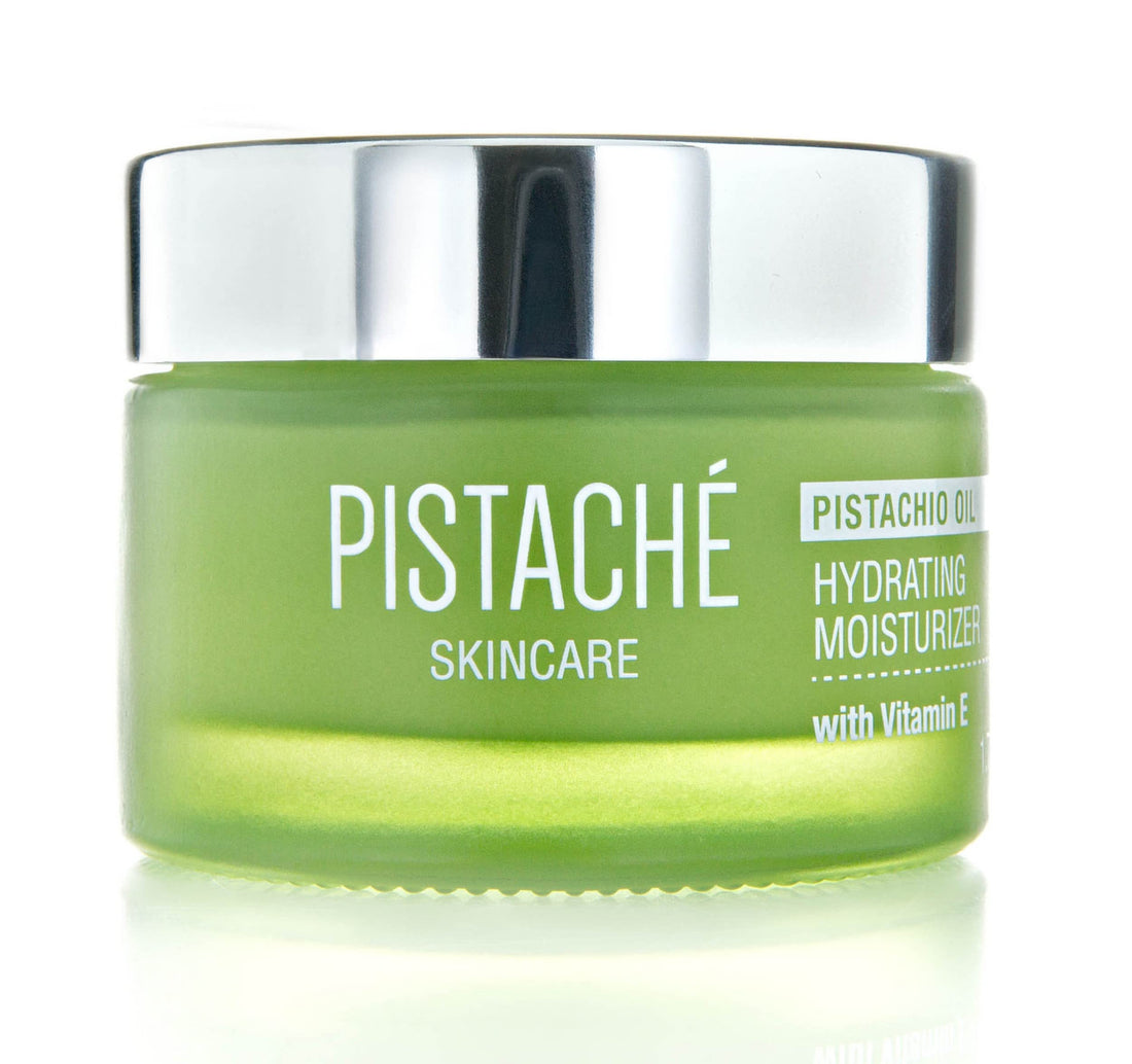 Natural Organic Face Moisturizer for Women & Men - Pistachio Oil & Vitamin E - Oily or Dry Skin Cream (Single)