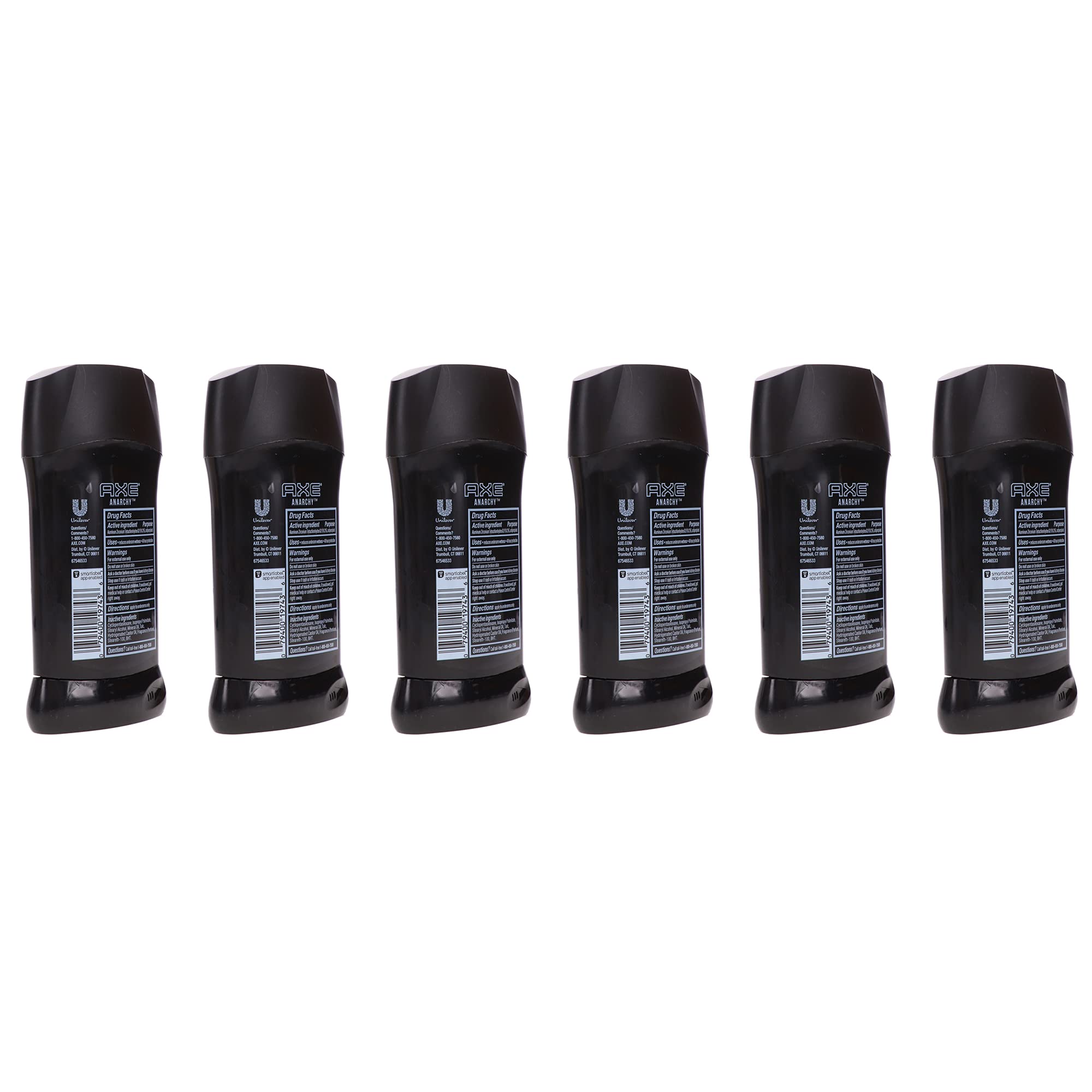 Axe Anarchy Dry Anti-Perspirant & Deodorant, 2.7 OZ (Pack of 6)