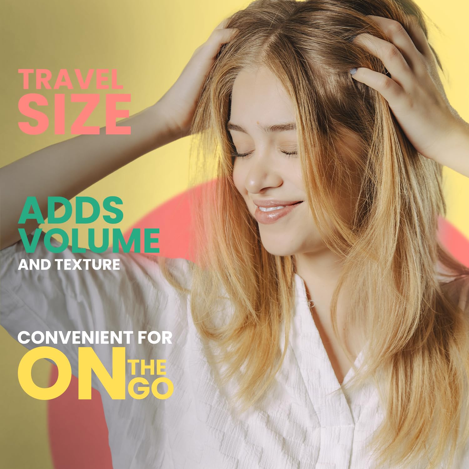 Nuva Botanicals Non Aerosol Dry Shampoo Powder with Biotin - Lavender Extract and Korean Ginseng - Volumizing Travel Size (0.42 oz)