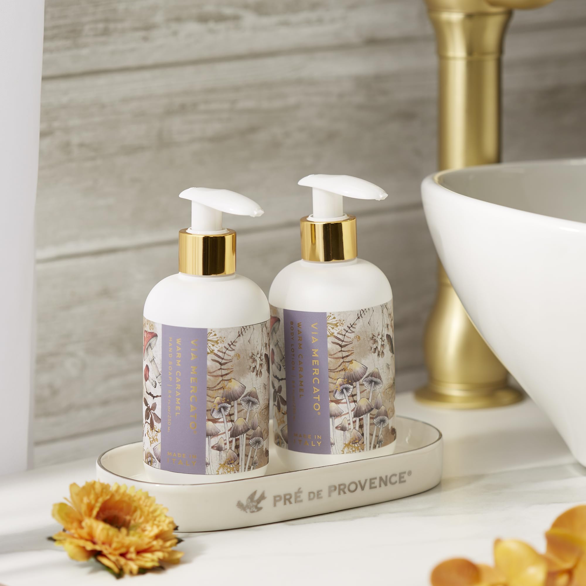 Via Mercato Autunno 8.4 Fl Oz Body Lotion, Moisturizing, Non-Greasy Formula, Warm Caramel