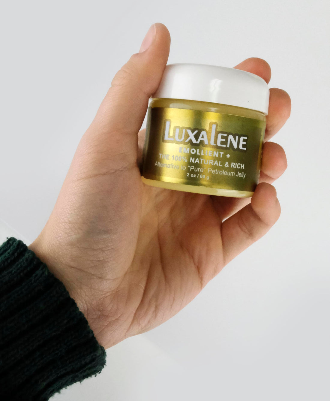Beesaluxe Luxalene - a 100% Natural, Rich & Hypoallergenic Alternative to Petroleum Jelly with Castor Oil - Lips, Hands, Baby, Makeup Remover and More (2 oz)