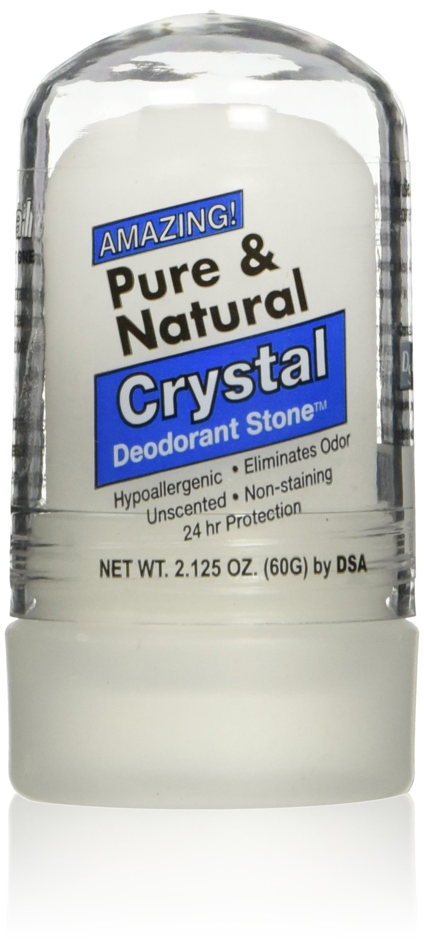 Thai Deodorant Stone Pure and Natural Crystal Mini Stick, 2.125 Ounce