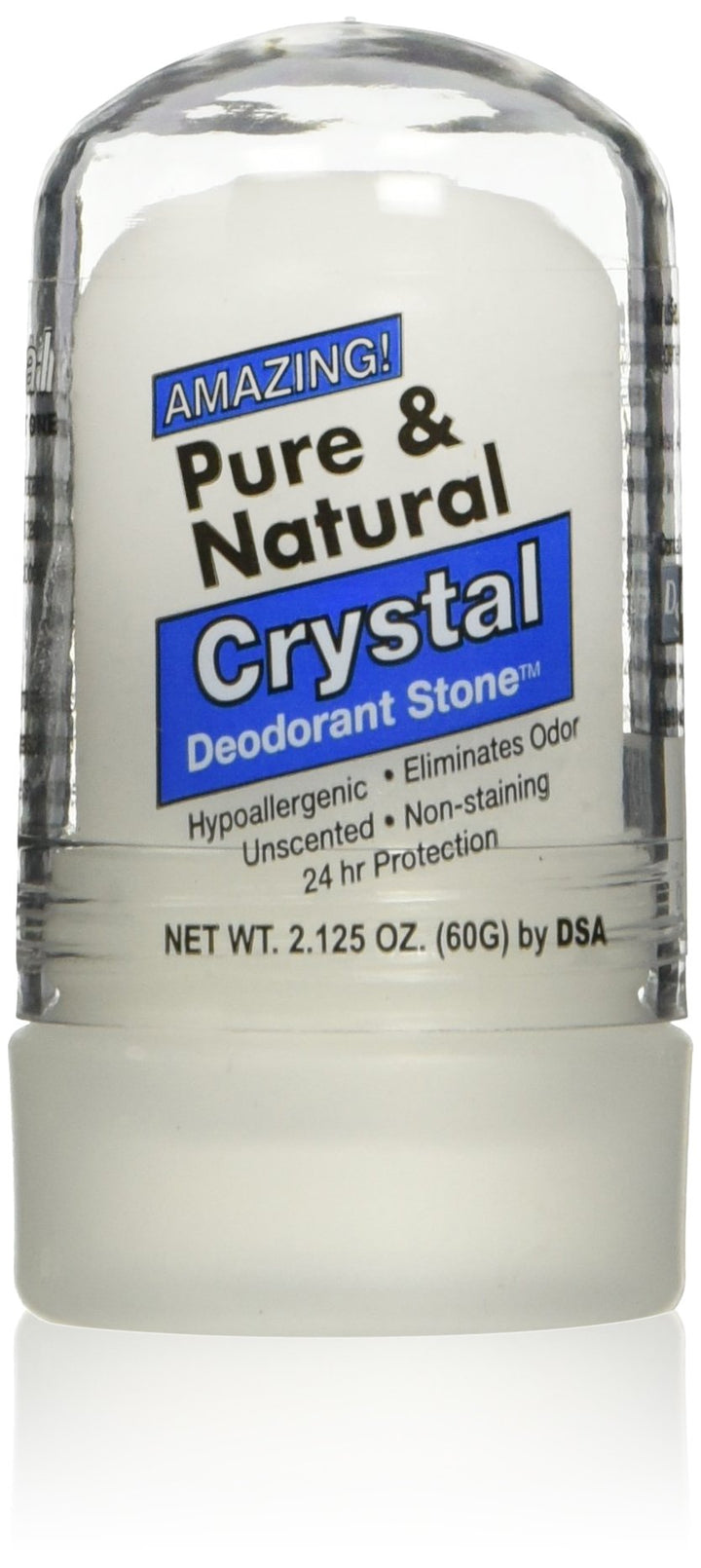 Thai Deodorant Stone Pure and Natural Crystal Mini Stick, 2.125 Ounce