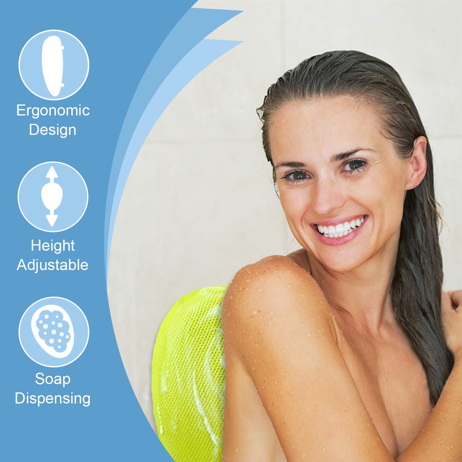 Squeechy- Hands Free Back Scrubber