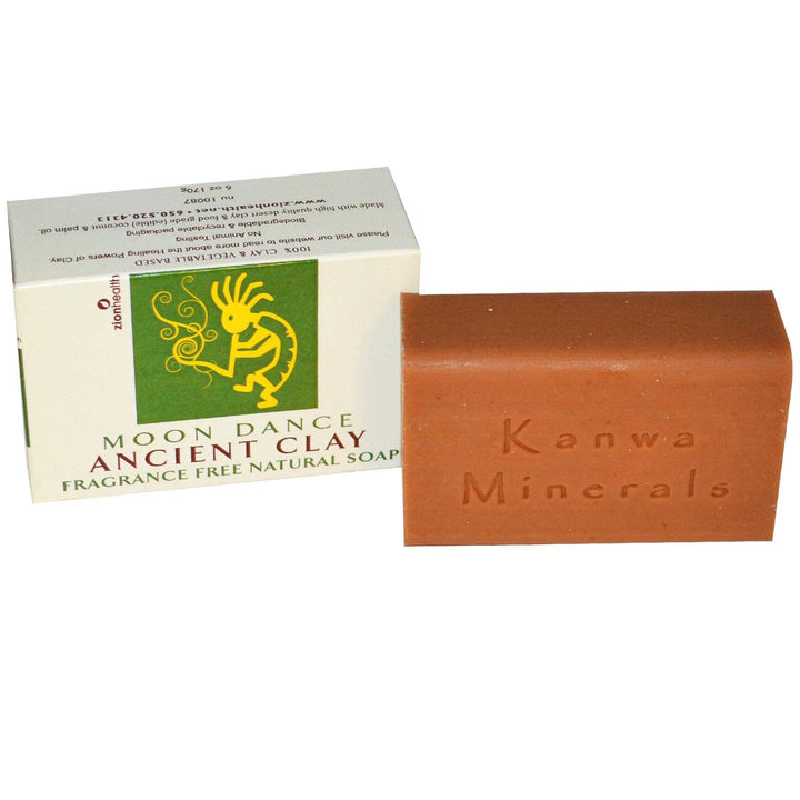 Zion Health Moon Dance Clay Soap, Fragrance Free, 6 Ounce