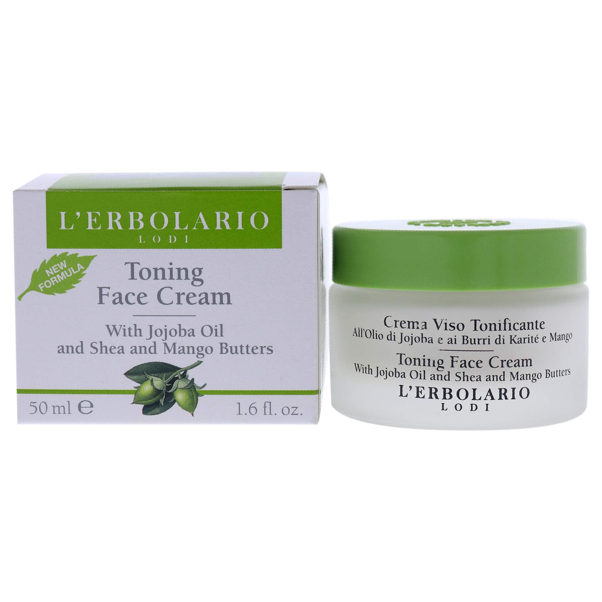 LErbolario Toning Face Cream For Unisex 1.6 oz Cream