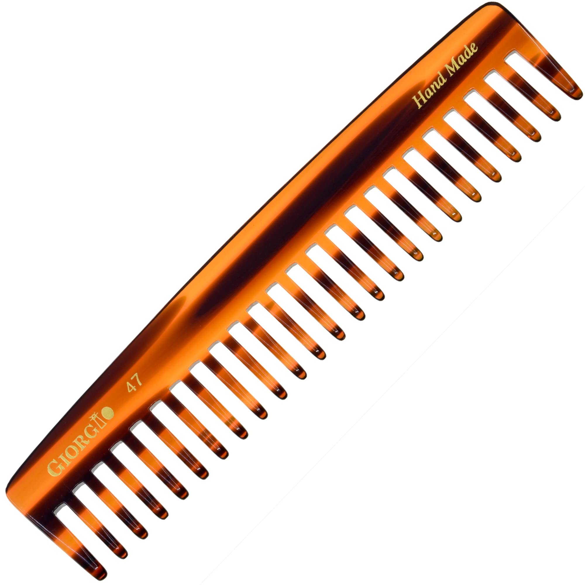 GWL Giorgio Hand Made Flexible Comb 6 Long (Tortoise G47)
