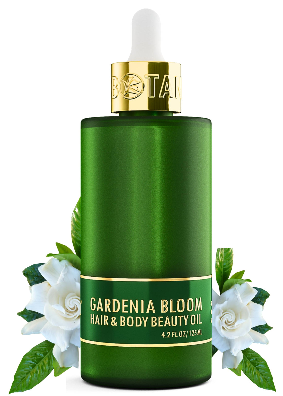 Botanical Nourishing Oil for Body & Hair | Gardenia Bloom | Organic, Pure, Natural Skincare (4.2 fl oz | 125 ml)