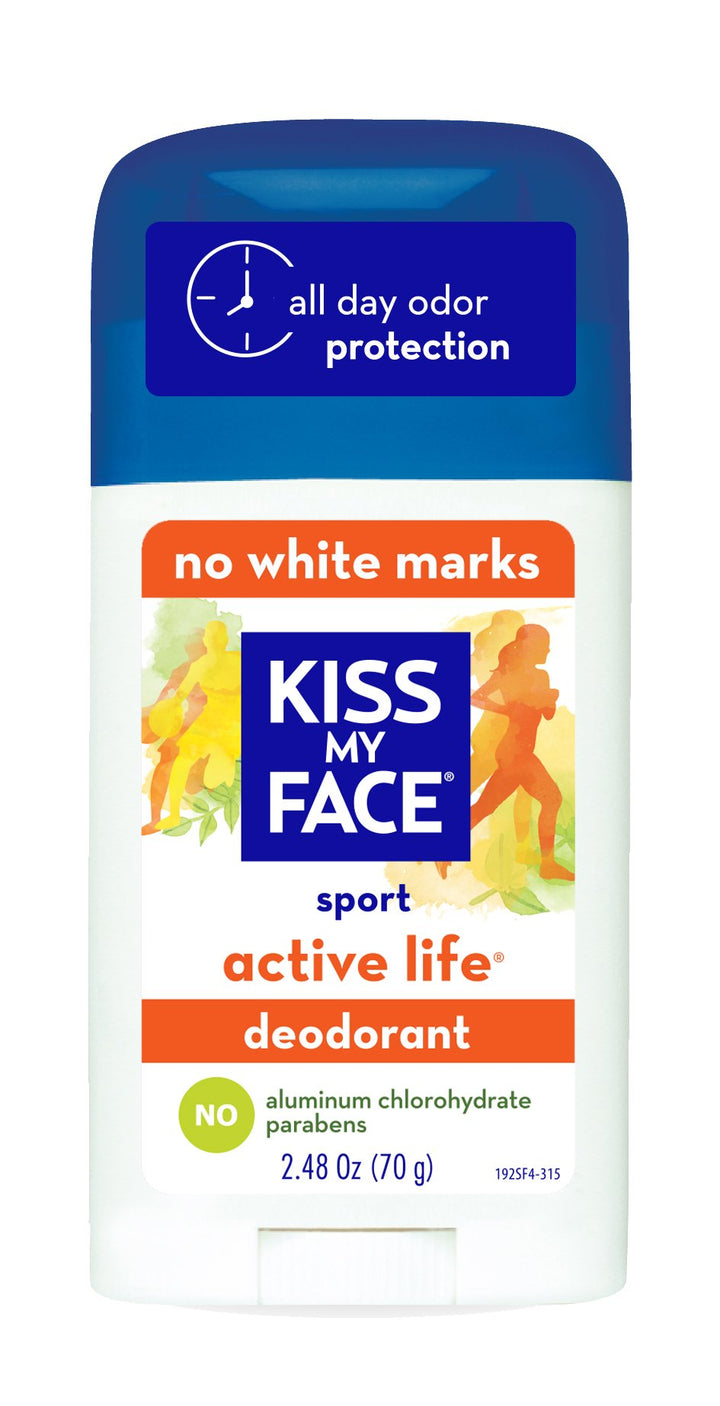 Kiss My Face Sport Active Life Stick Deodorant, 73ml