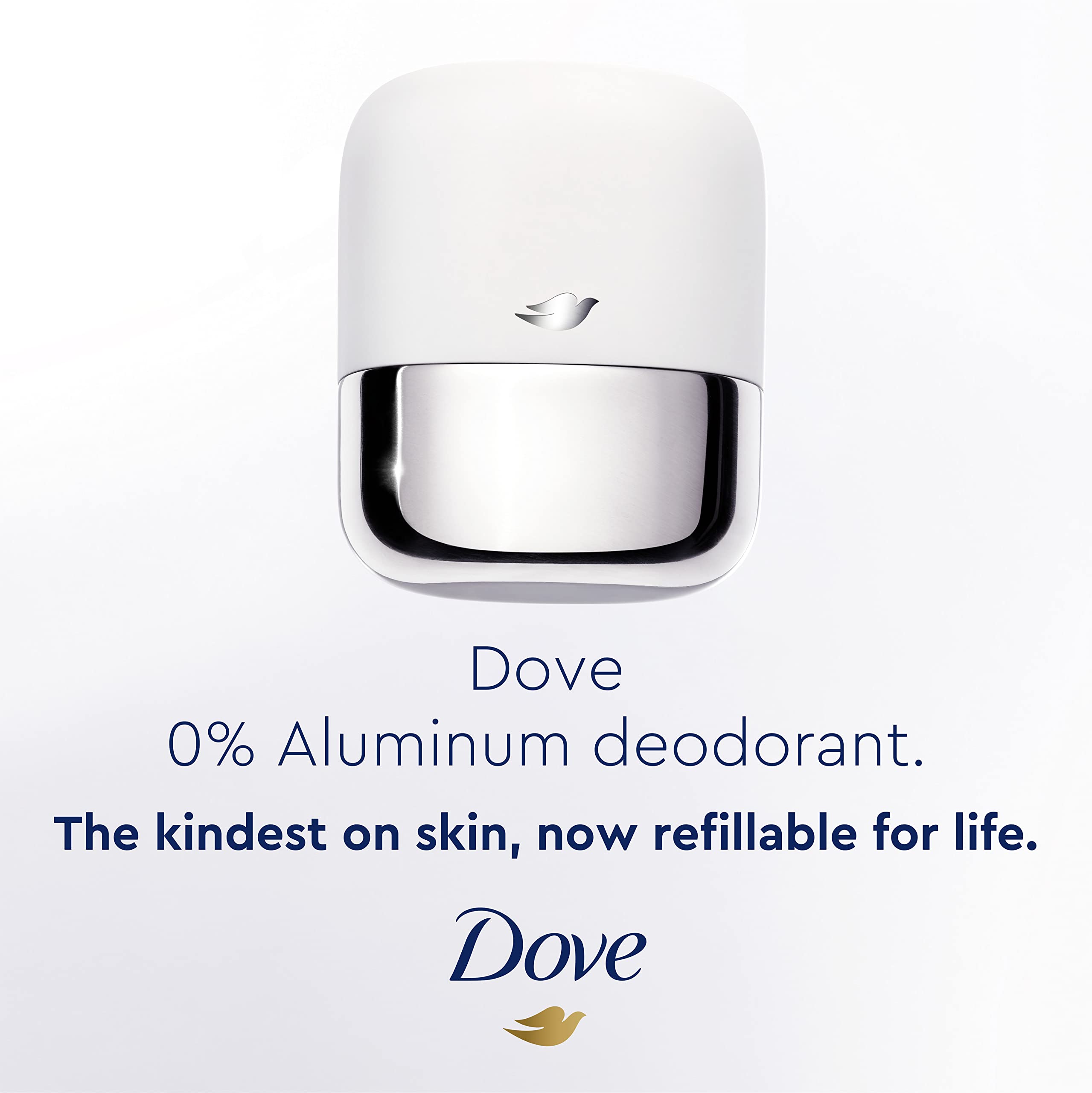 Dove Female Refillable Deodorant Refill Kit Deodorant Floral Scent Spray Coconut & Pink Jasmine 0% Aluminum 1.13 Oz 2 Refills, Pack Of 1