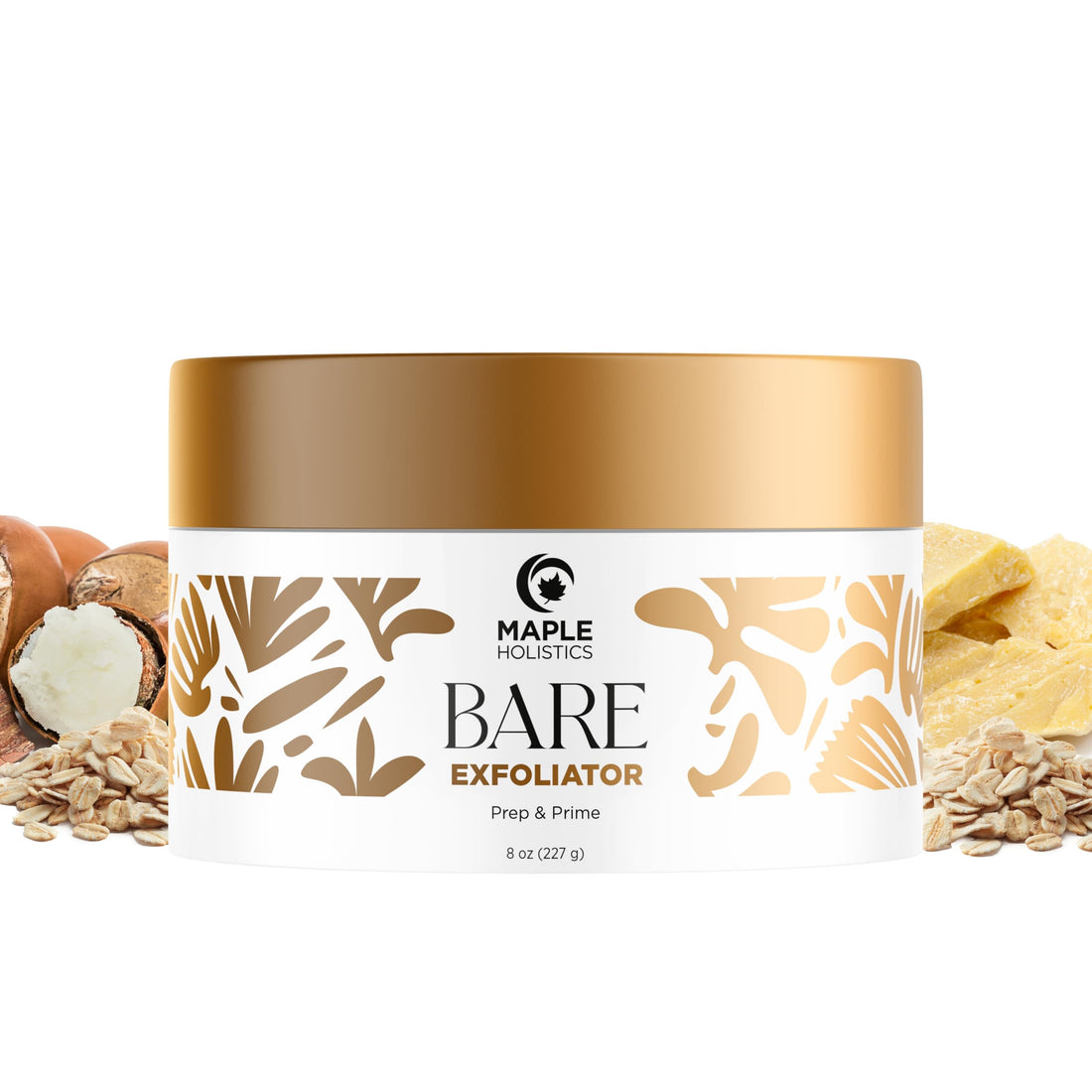 Bare Pre Shave Exfoliator for Women - Ingrown Hair Exfoliating Scrub for Bikini Area Legs & Underarms with Glycolic Acid & Volcanic Sand Exfoliants - Smoothing Bikini Area Exfoliator Pre Shave Scrub