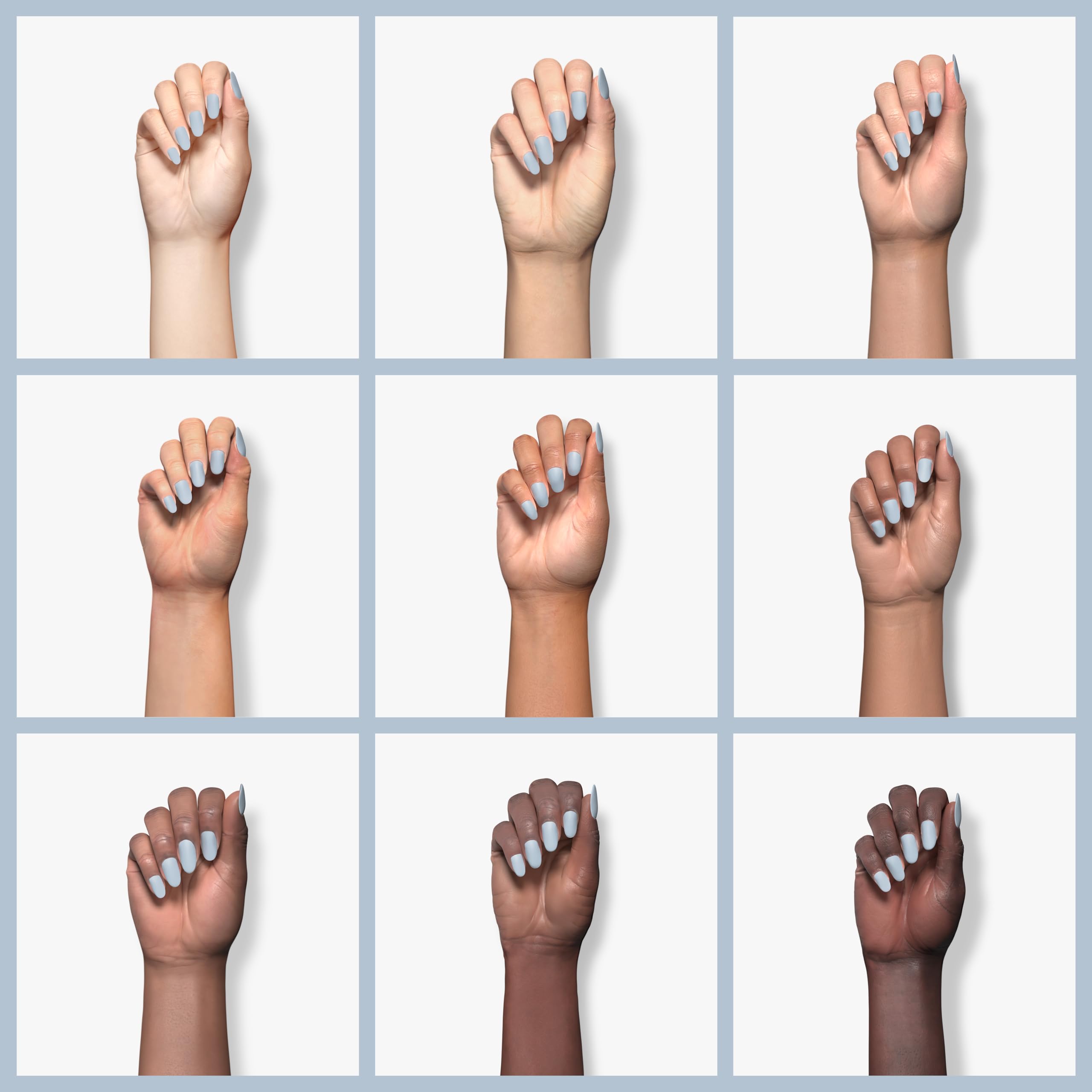 Honeybee Gardens WaterColors Nail Enamel Forget Me Not | Non Toxic | Water-based | Earth Friendly