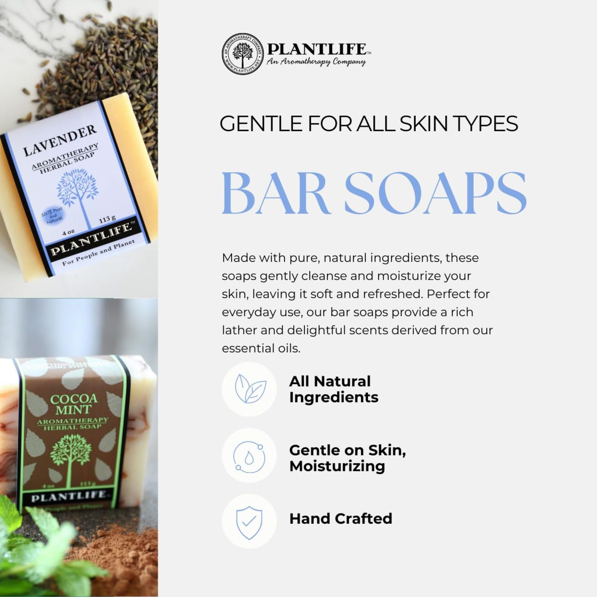 Plantlife Black Soap With Activated Charcoal 4.5 oz