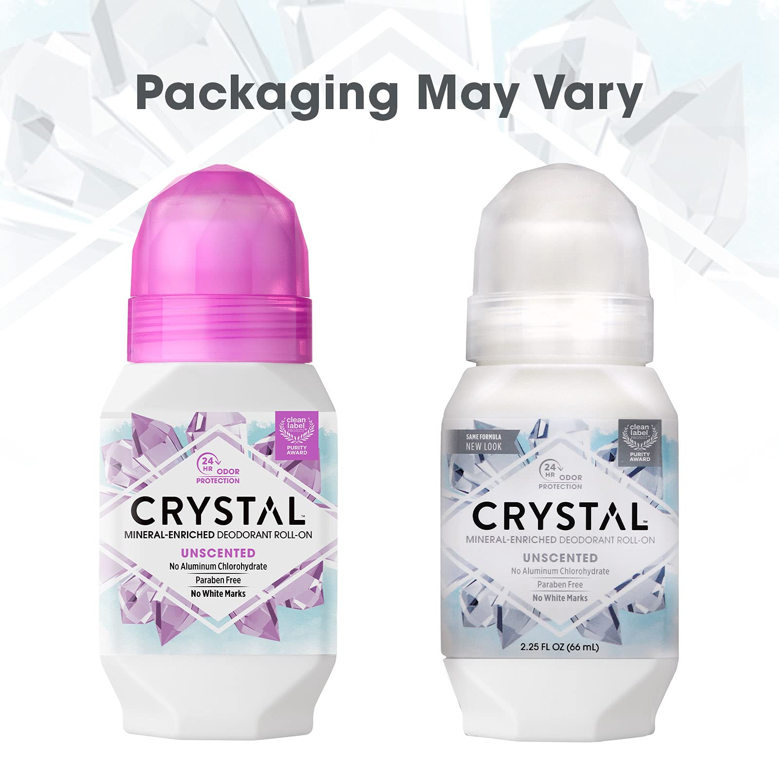 Crystal Deodorant Essence Roll-On 2.25oz Lavender/White Tea (6 Pack)