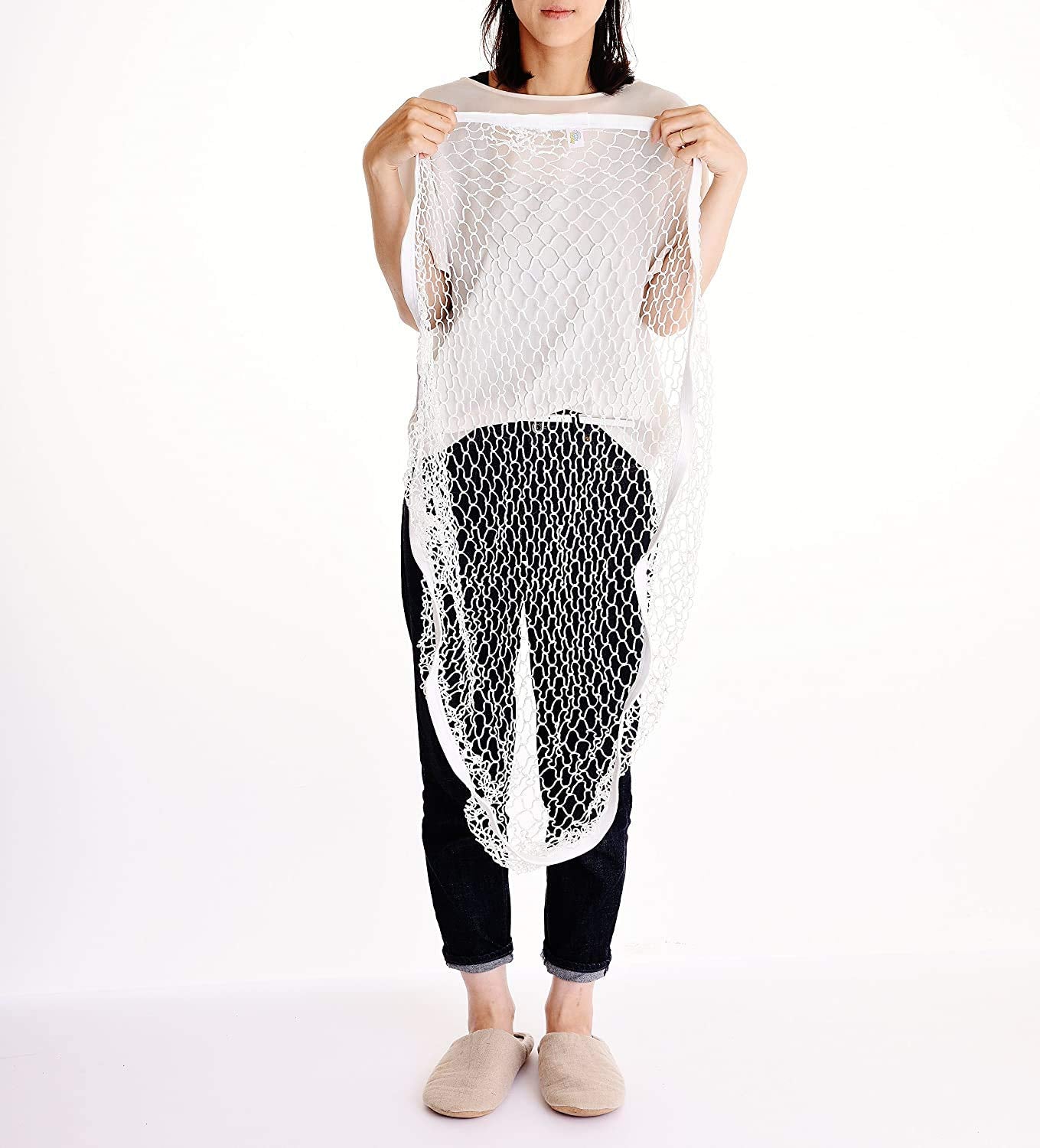 Baby Buddy Up and Away Kids Stuffed Animal Hammock Storage Organizer, Organizers and Storage for Baby Items, Display and Organize Children's Stuffed Animals, Stretches Up to 5 Feet, White, Pack of 4