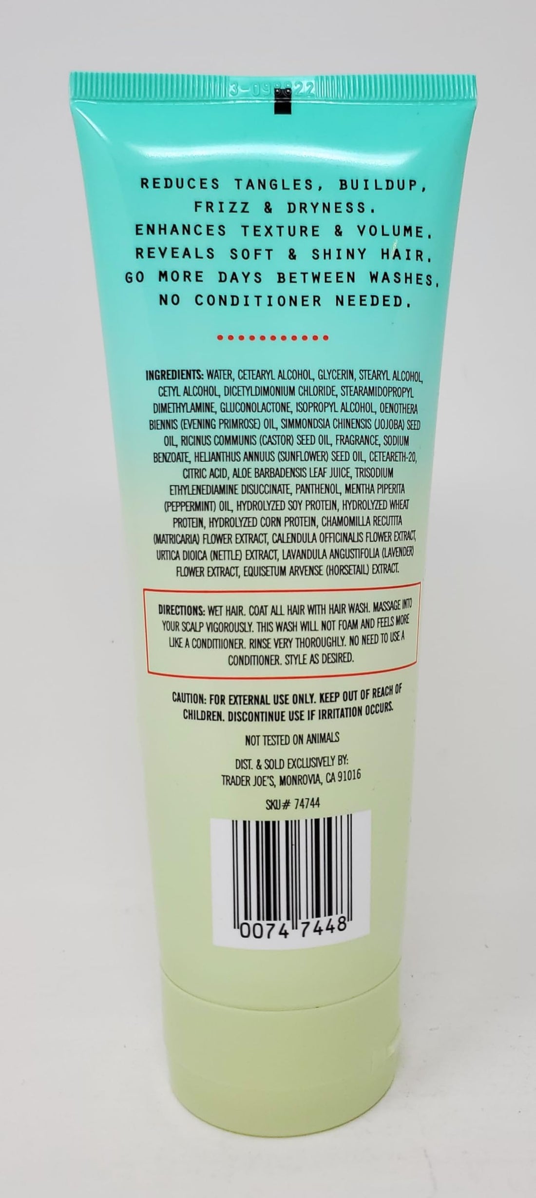 Generic Trader Joe’s Cleansing + Conditioning Hair Wash 8oz/236ml (Pack of 1)