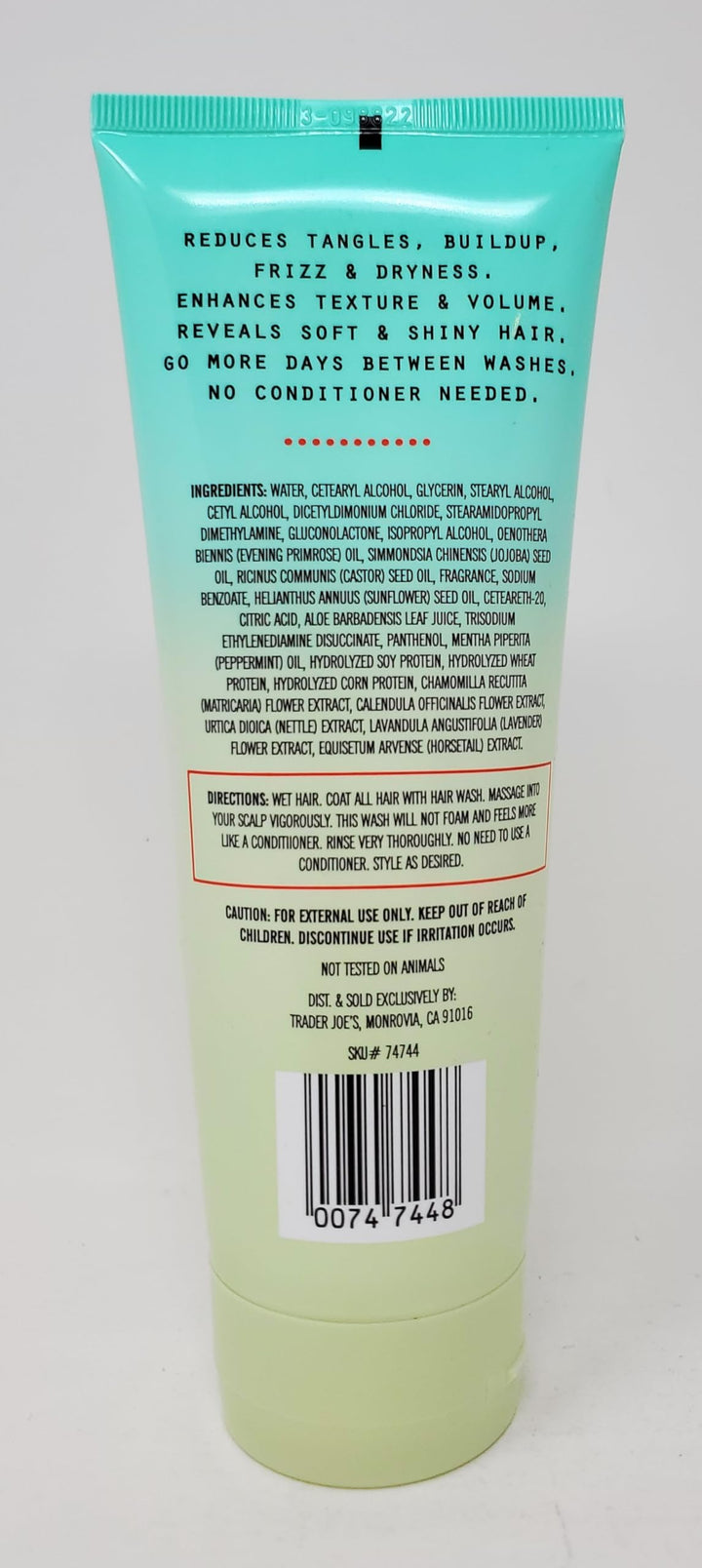 Generic Trader Joe’s Cleansing + Conditioning Hair Wash 8oz/236ml (Pack of 1)