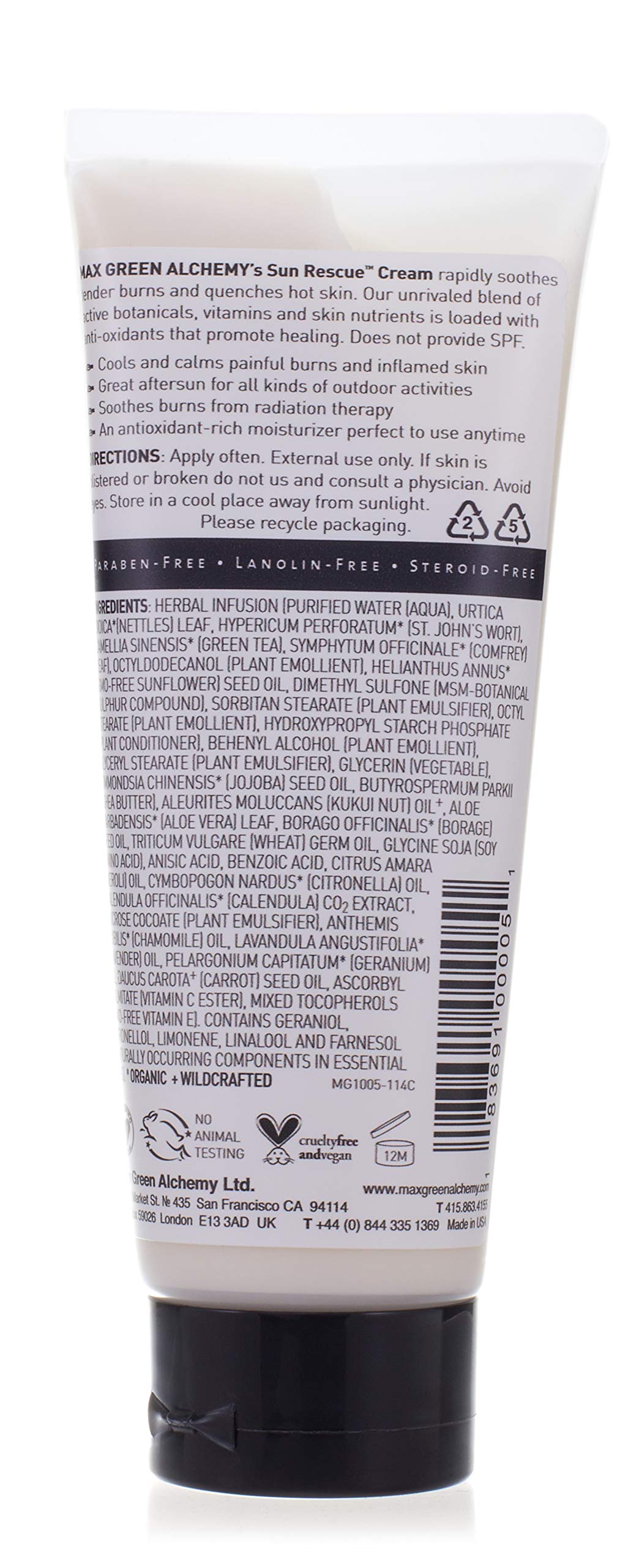 Max Green Alchemy - Sun Rescue Cream