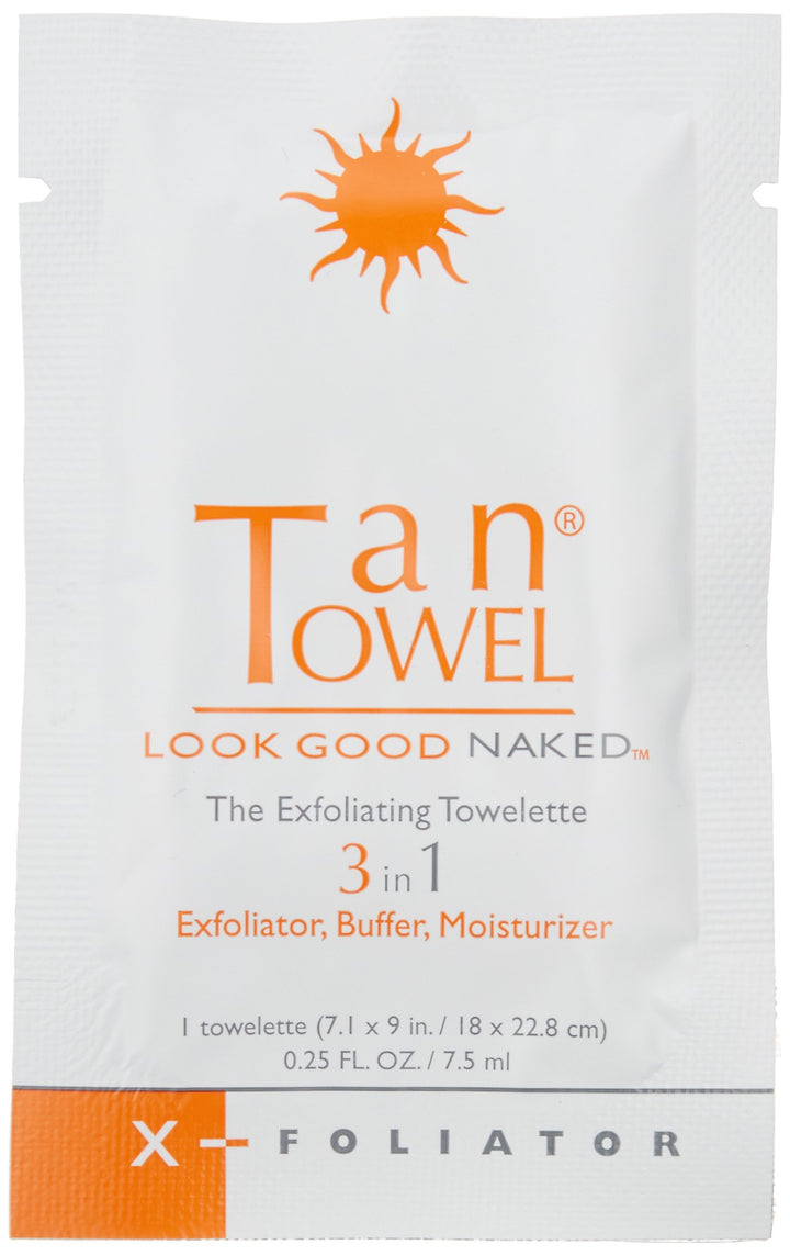 Tan Towel X Foliator Moisturizing Creme, 10 Count