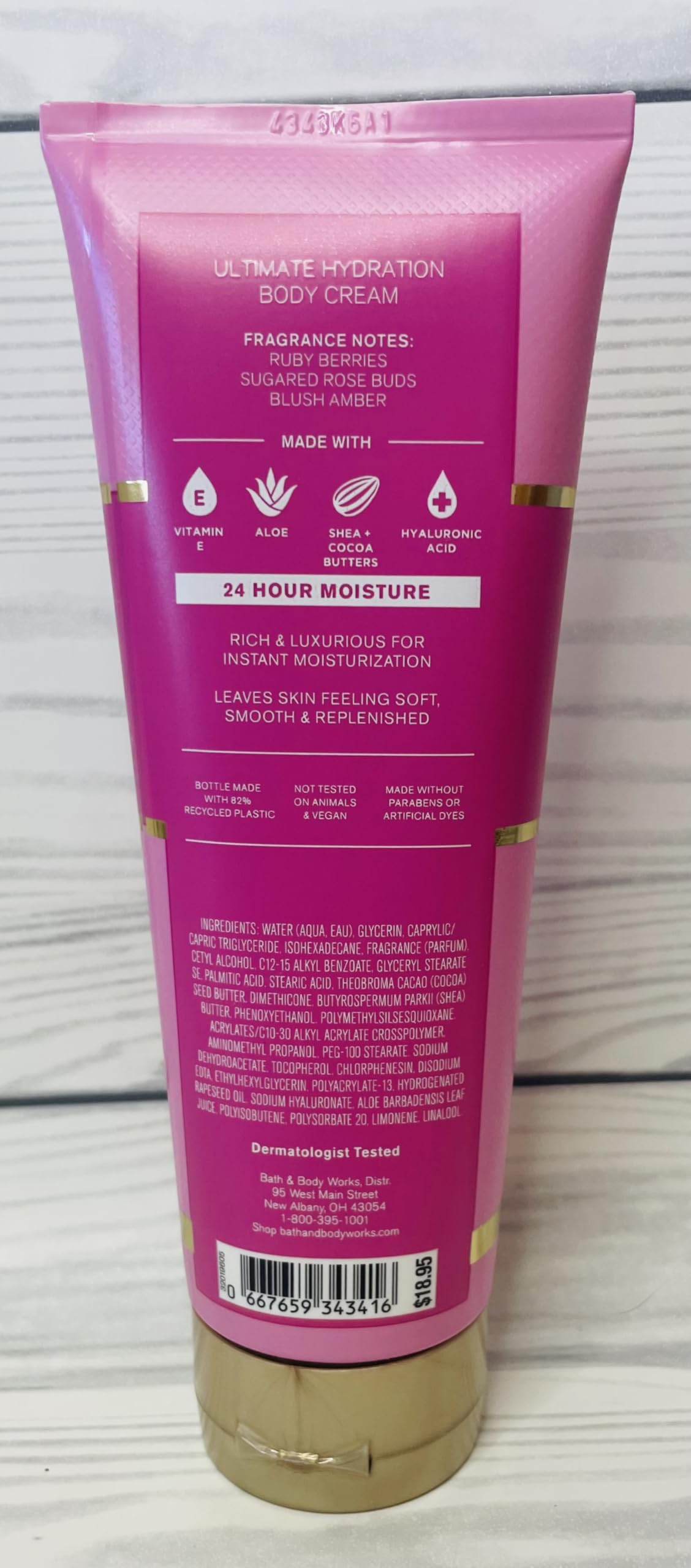 Bath & Body Works Covered in Roses Ultimate Hydration Body Cream 8 Ounces Pack of 2