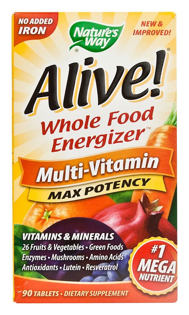 Nature's Way Alive! Max3 Potency Multivitamin, Support Daily Energy Metabolism*, 60 Tablets