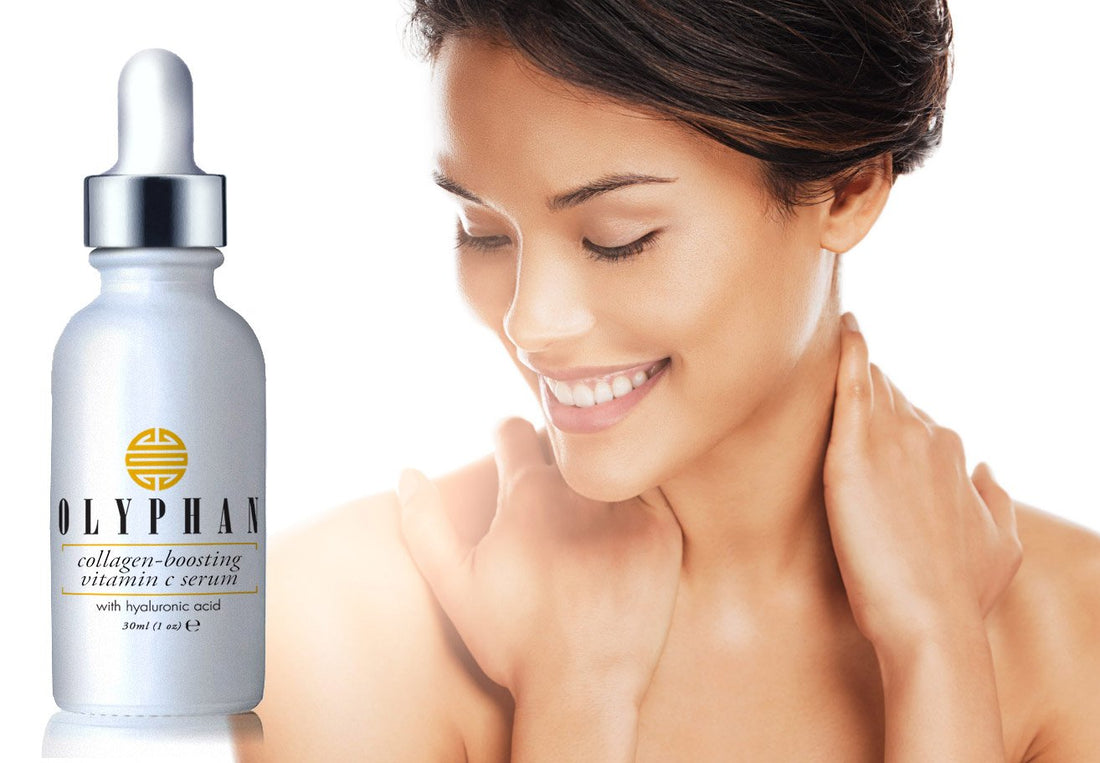 Organic Vitamin C Brightening Serum with Hyaluronic Acid for Face; Natural Anti Aging Facial Serum to Reduce Dark Spots and Wrinkles for Men and Women